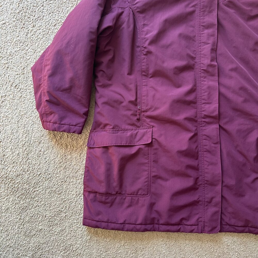 Lands End Jacket Womens 3X 24W-26W Squall Full Zip Hood Parka Nylon Waterproof - Picture 6 of 14